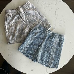 Abercrombie Kids Hybrid Gray Shorts Cat & Jack Cotton Blue 11/12 Boys Shorts Lot